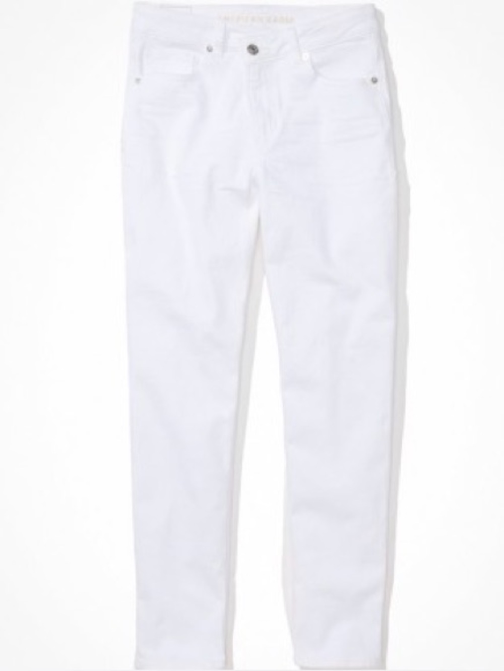 American Eagle Outfitters White High-Rise Jeans
